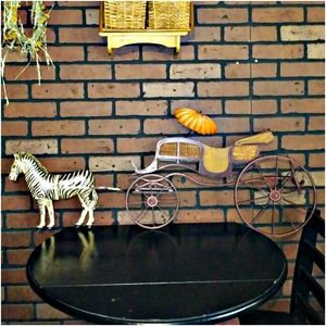 Rare Mottahedeh Zebra & Carriage Metal Wall Hanging